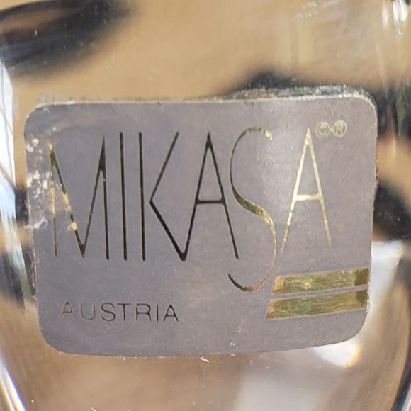 MIKASA AUSTRIA CLEAR  SCALLOPED FLORAL CRYSTAL VOTIVE CANDLE HOLDER SET GLASS - Picture 15 of 15